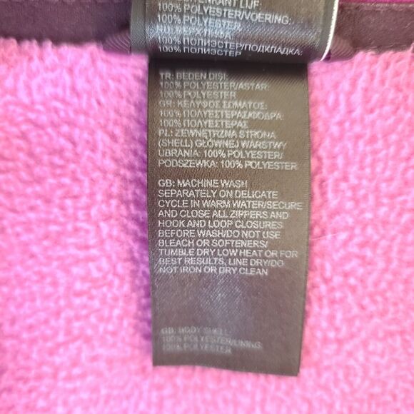 The North Face Fuchsia Purple Color Block Full Zip Fleece Jacket Size Women’s XS - Picture 11 of 16